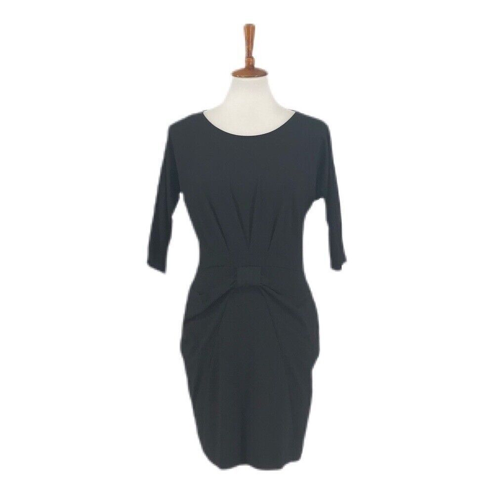 Mark Womens Dress Black Size Medium Knee High 3/4 Sleeve